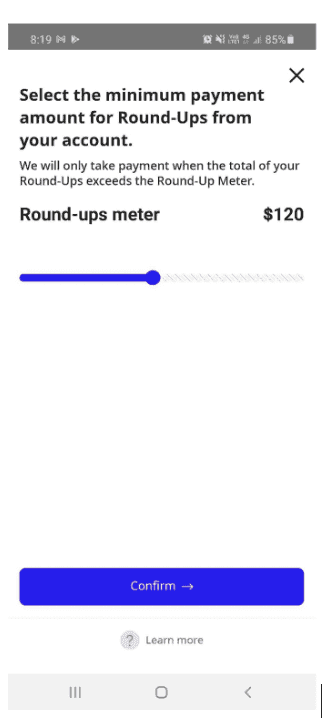 Round-Up meter